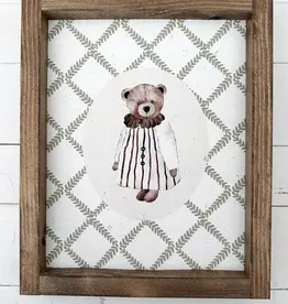 Ashwood Designs Framed Art, 9x11, Beatrice The Bear
