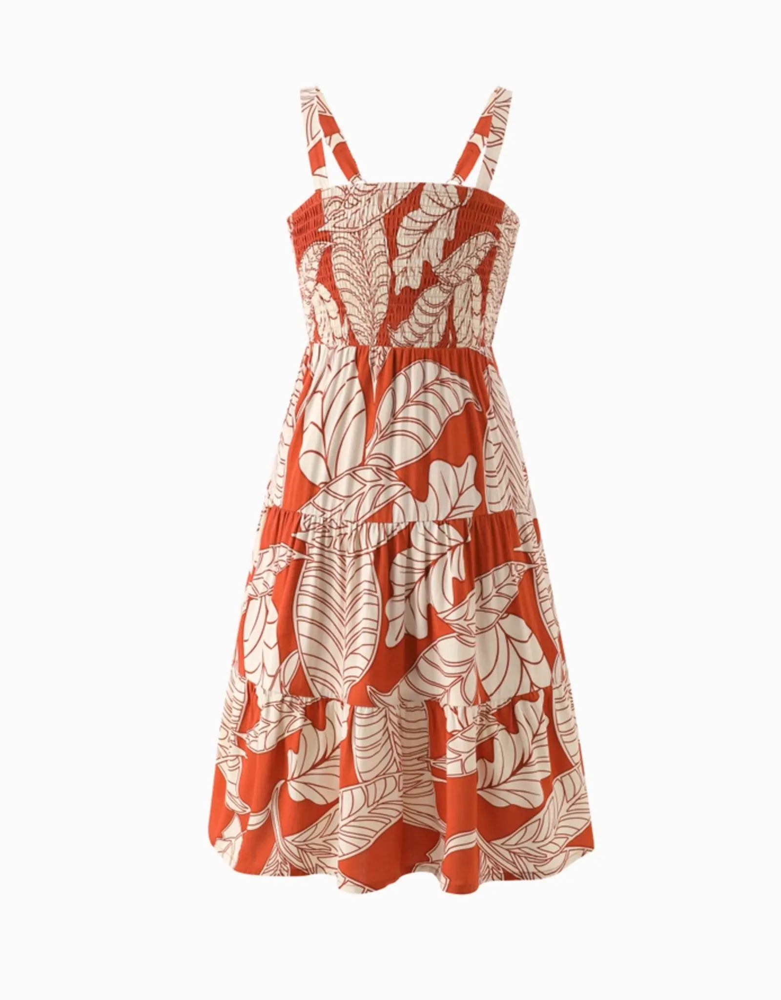Petitrue Toddler Leaf Print Dress