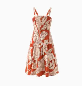 Petitrue Toddler Leaf Print Dress