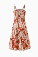Petitrue Toddler Leaf Print Dress