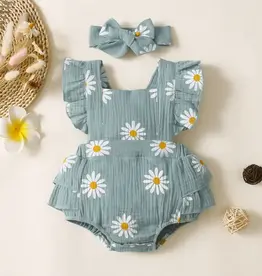 PatPat Daisy Print Romper