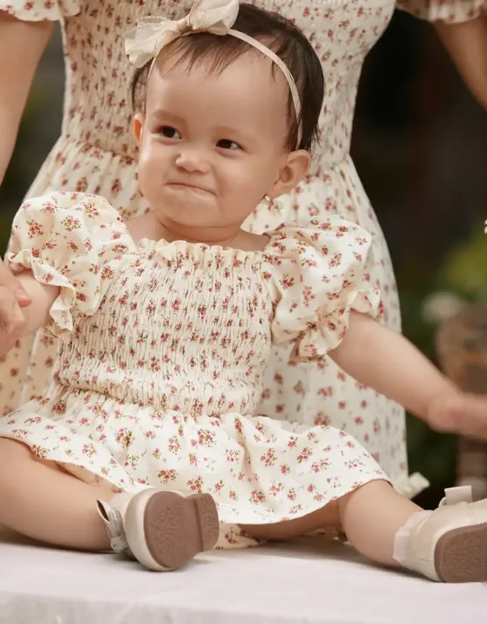 PatPat Shirred Bodice, Floral Dress
