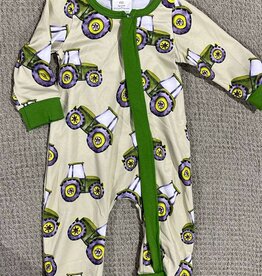 Aier Wholesale Green Tractor Romper