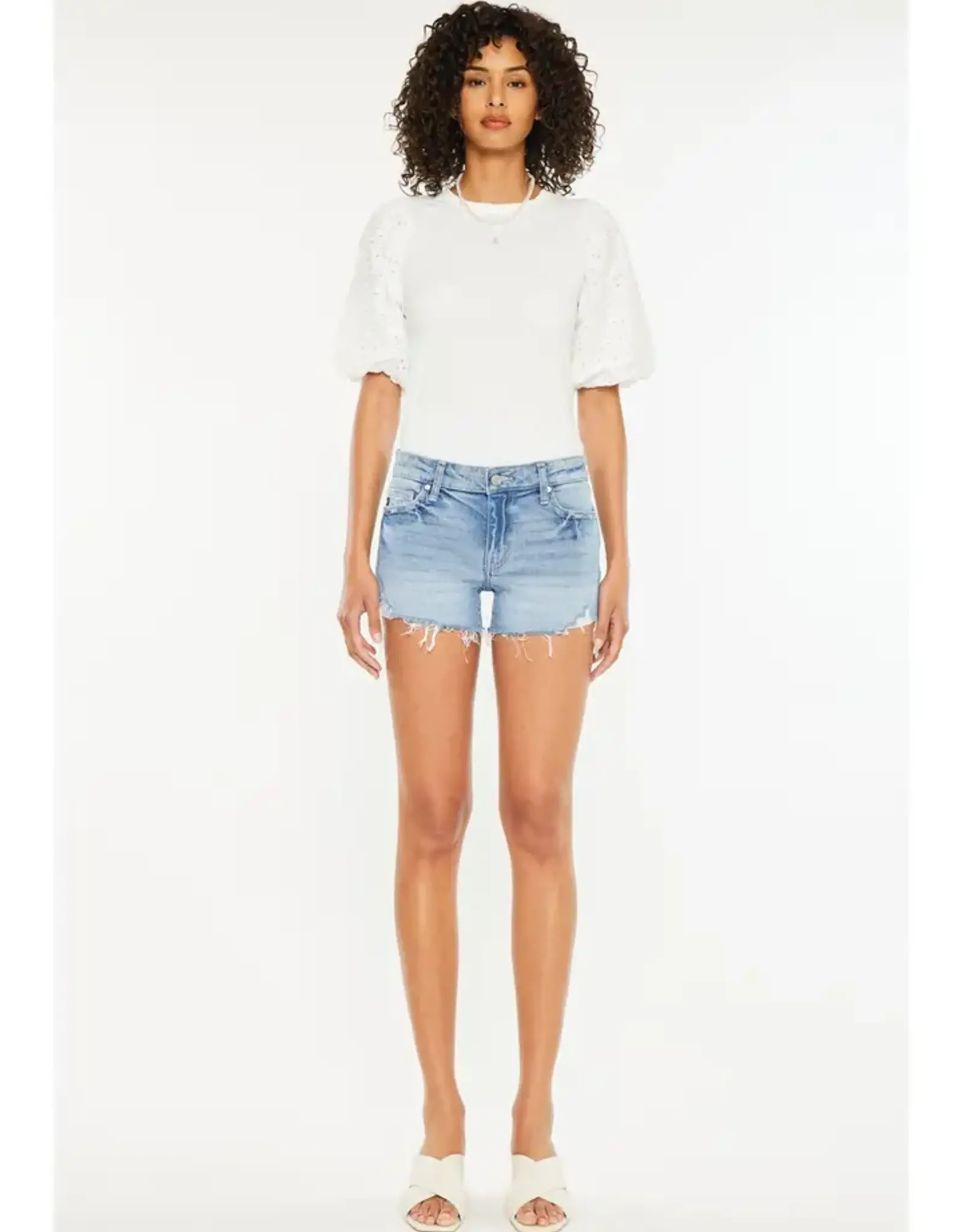 KanCan Mid Rise Boyfriend Fit Shorts
