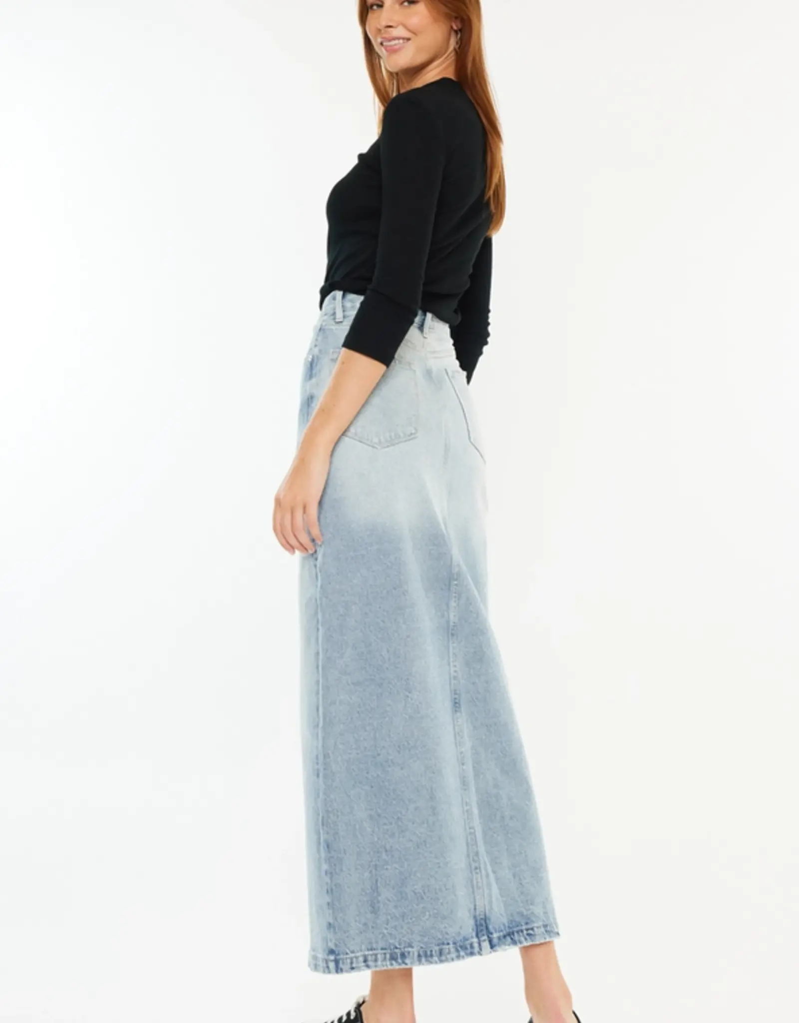 KanCan 90's Maxi Denim Skirt