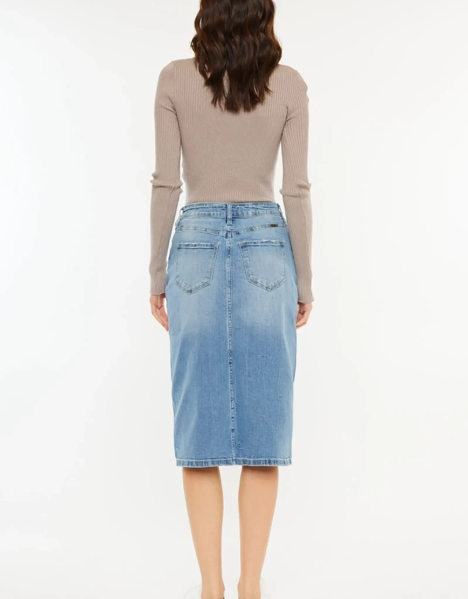KanCan Demi High Rise Midi Skirt