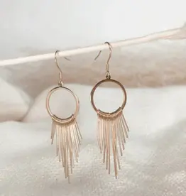 Sweet Three Designs Raya Earring,Gold