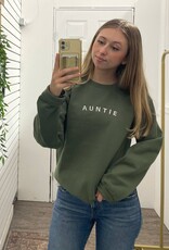 Petitrue Embroidered Aunt Crewneck