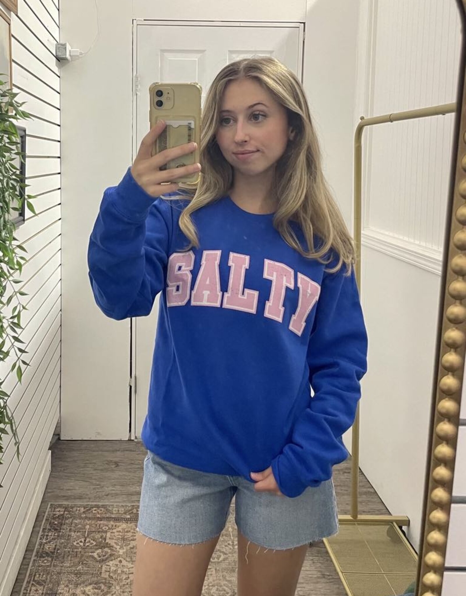 Blonde Ambition Salty Cozy Crew Neck Sweater