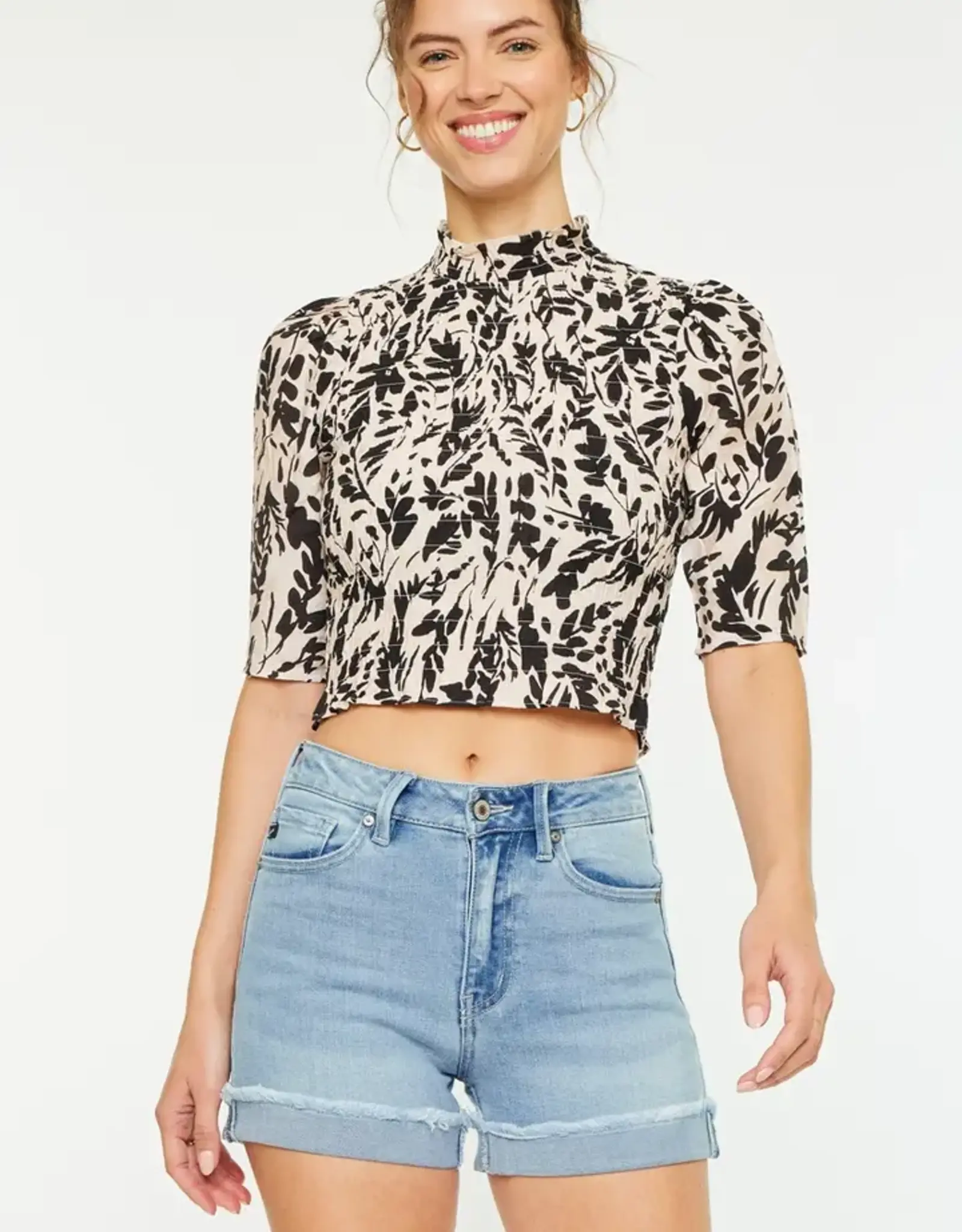 KanCan The Ashley Cuffed Shorts