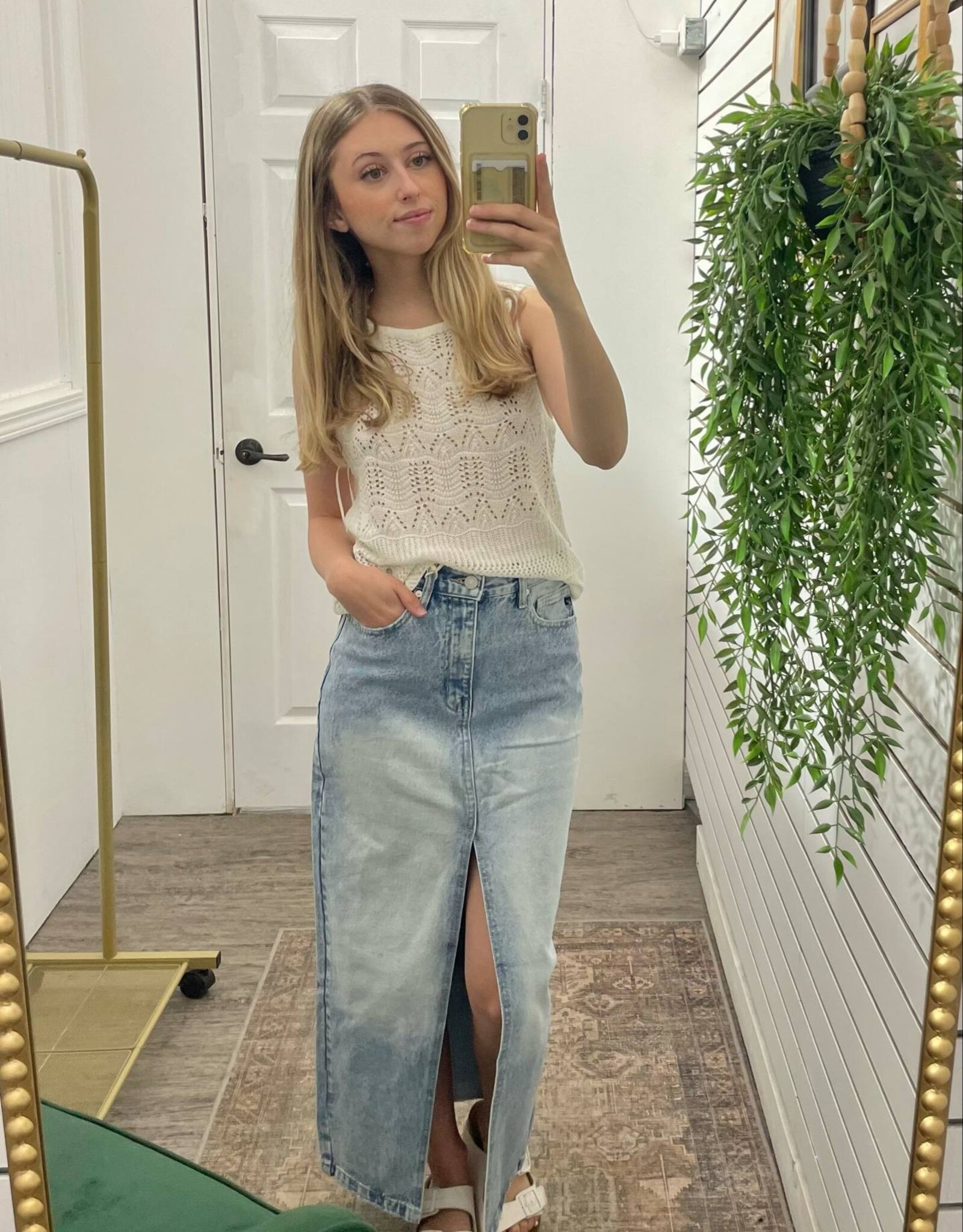 KanCan 90's Maxi Denim Skirt