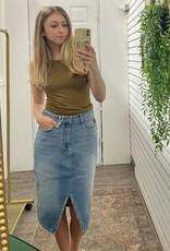 KanCan Demi High Rise Midi Skirt