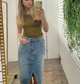 KanCan Demi High Rise Midi Skirt