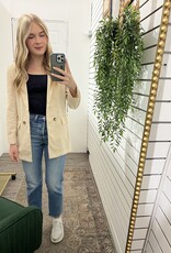 The Workshop Studio 3/4 Cuff Sleeve Collared Blazer
