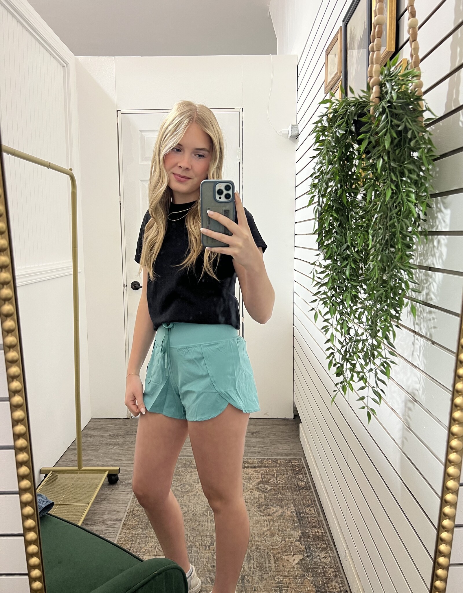 Mono B Dolphin Shorts Terracotta