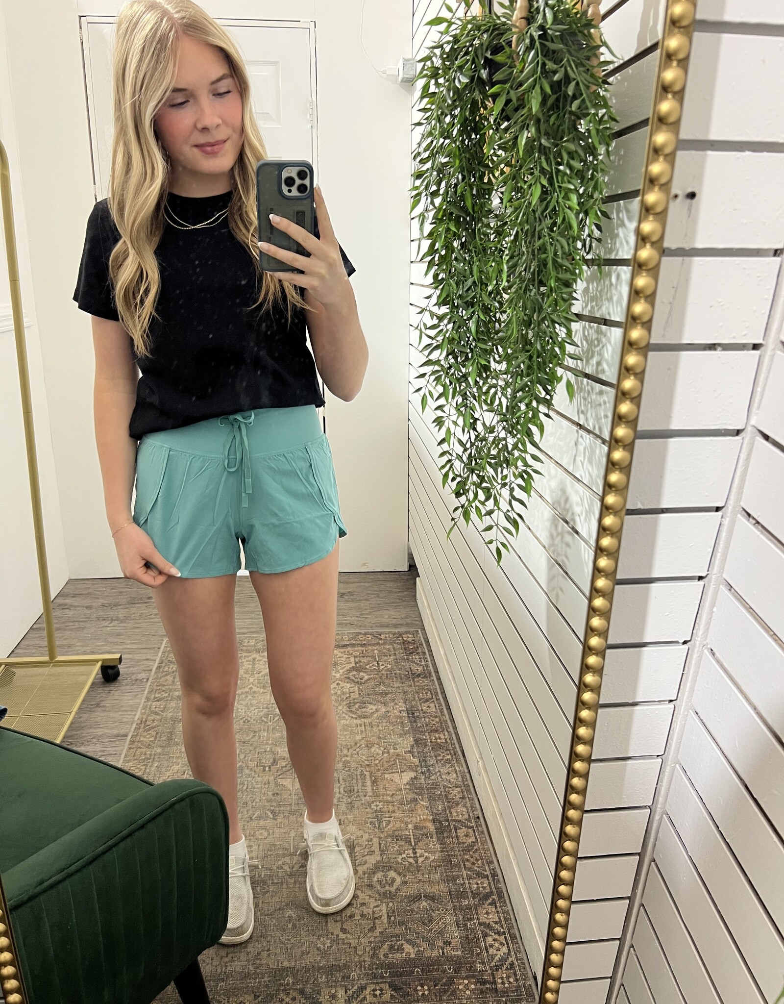 Mono B Dolphin Shorts Terracotta