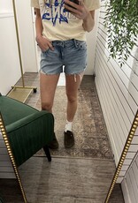 KanCan Mid Rise Boyfriend Fit Shorts