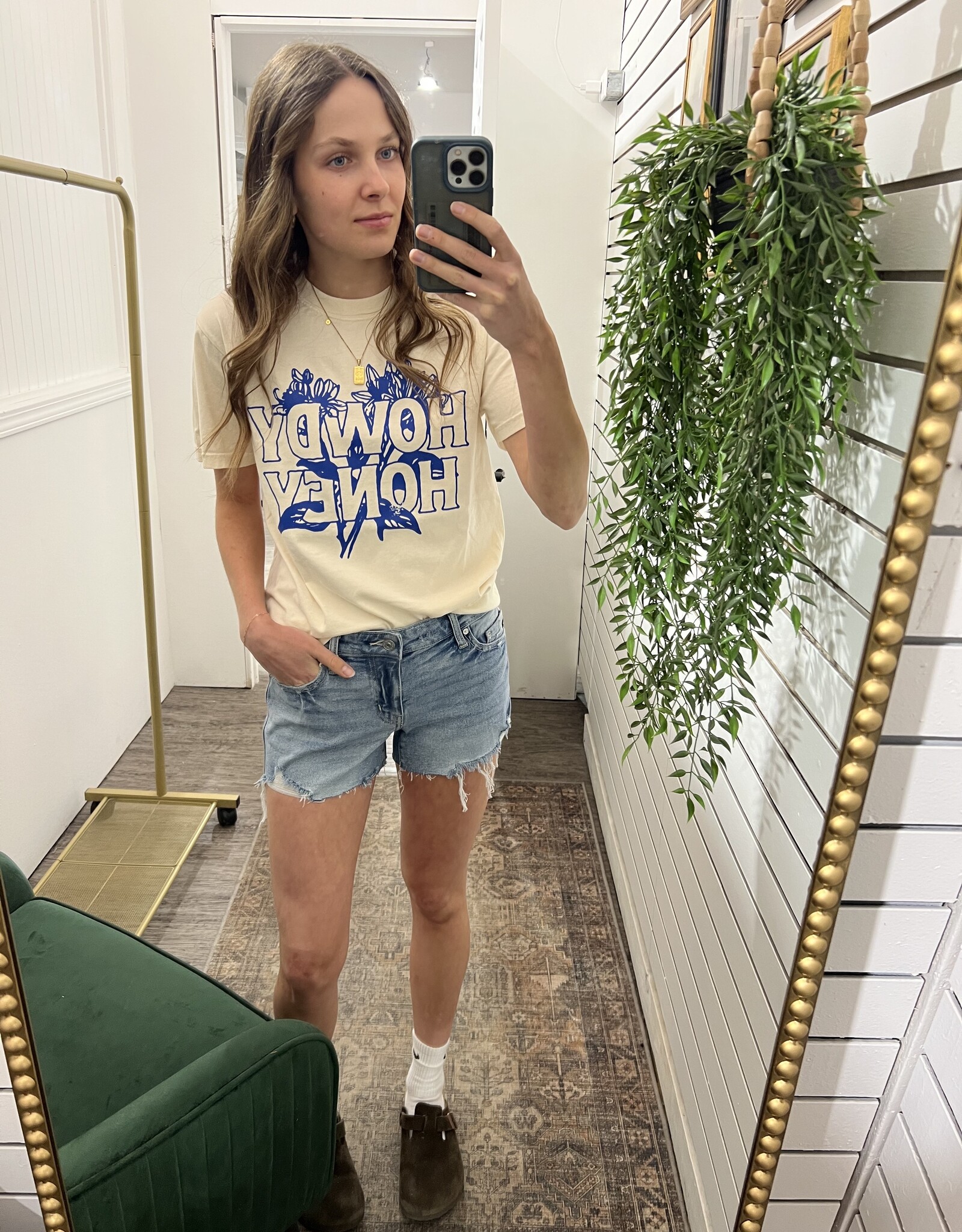 KanCan Mid Rise Boyfriend Fit Shorts