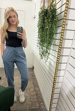 Mono B Essential Cuffed Joggers, Blue