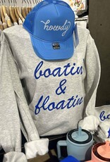 Blonde Ambition Boatin' & Floatin' Cozy Crewneck, Ash