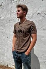 Rodeo Ranch Classic Logo Short Sleeve Shirt, Heather Brown