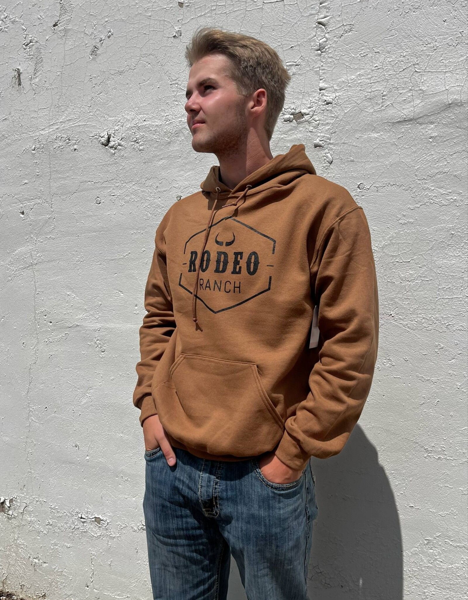Rodeo Ranch Classic Logo Hoodie, Golden Pecan
