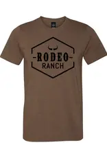 Rodeo Ranch Classic Logo Short Sleeve Shirt, Heather Brown