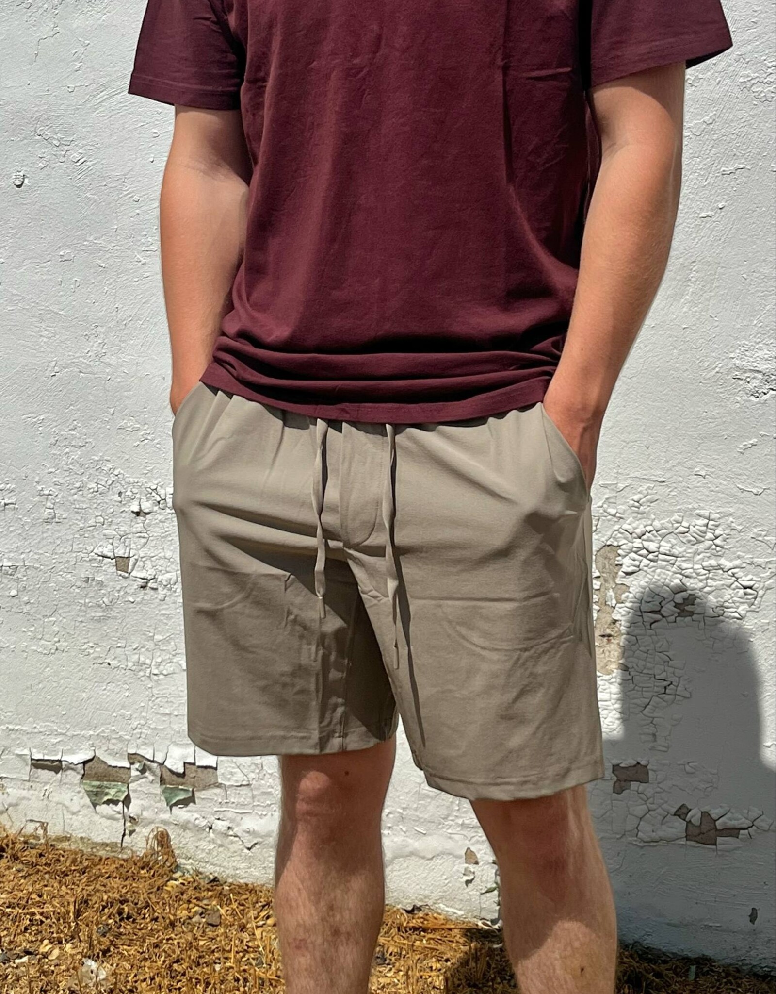 Mono B Drawstring Shorts with Pockets