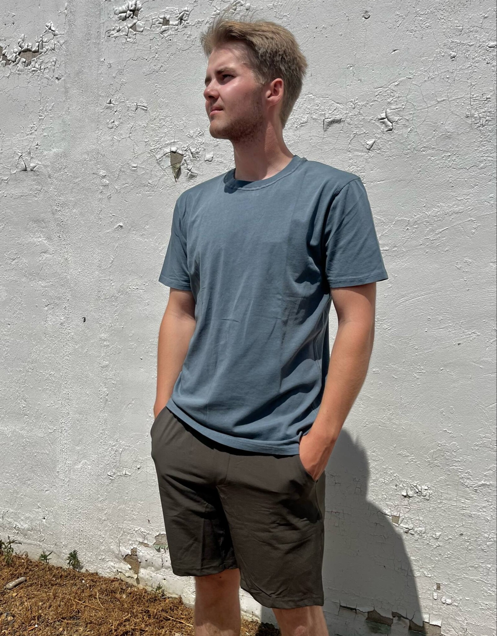 Mono B Cotton Blend Short Sleeve Tee