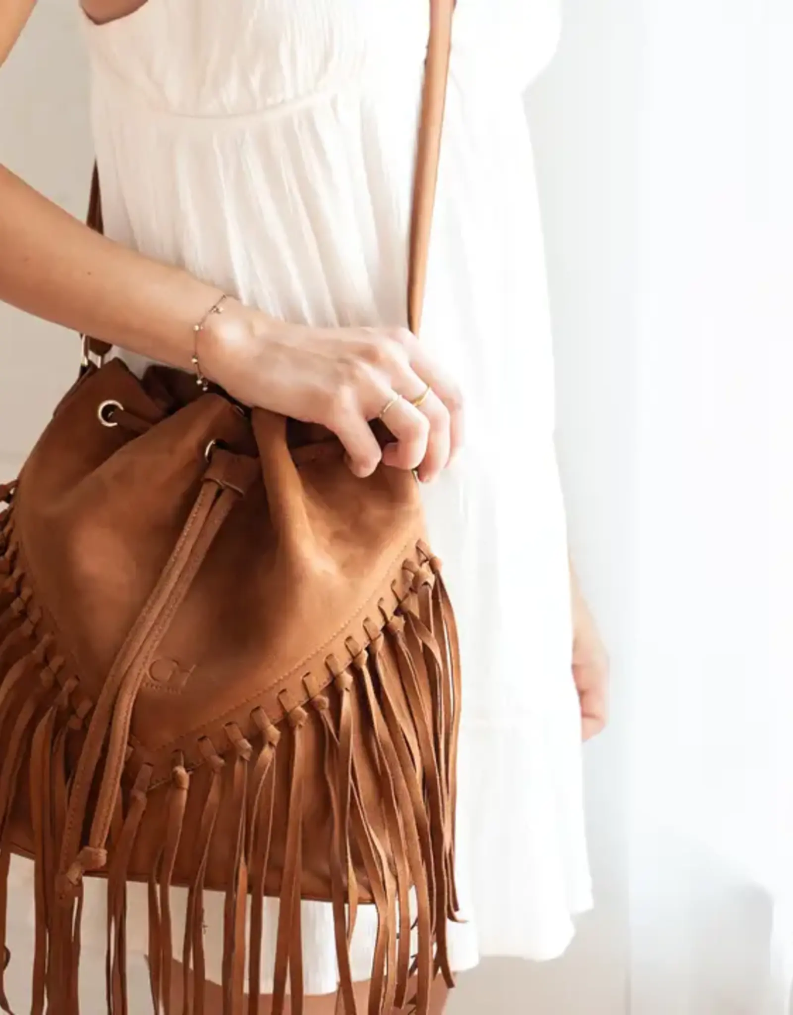 Gray Haus For The Dreamers Fringe Bag
