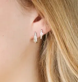 Sweet Three Designs Starling Hoops, Gold