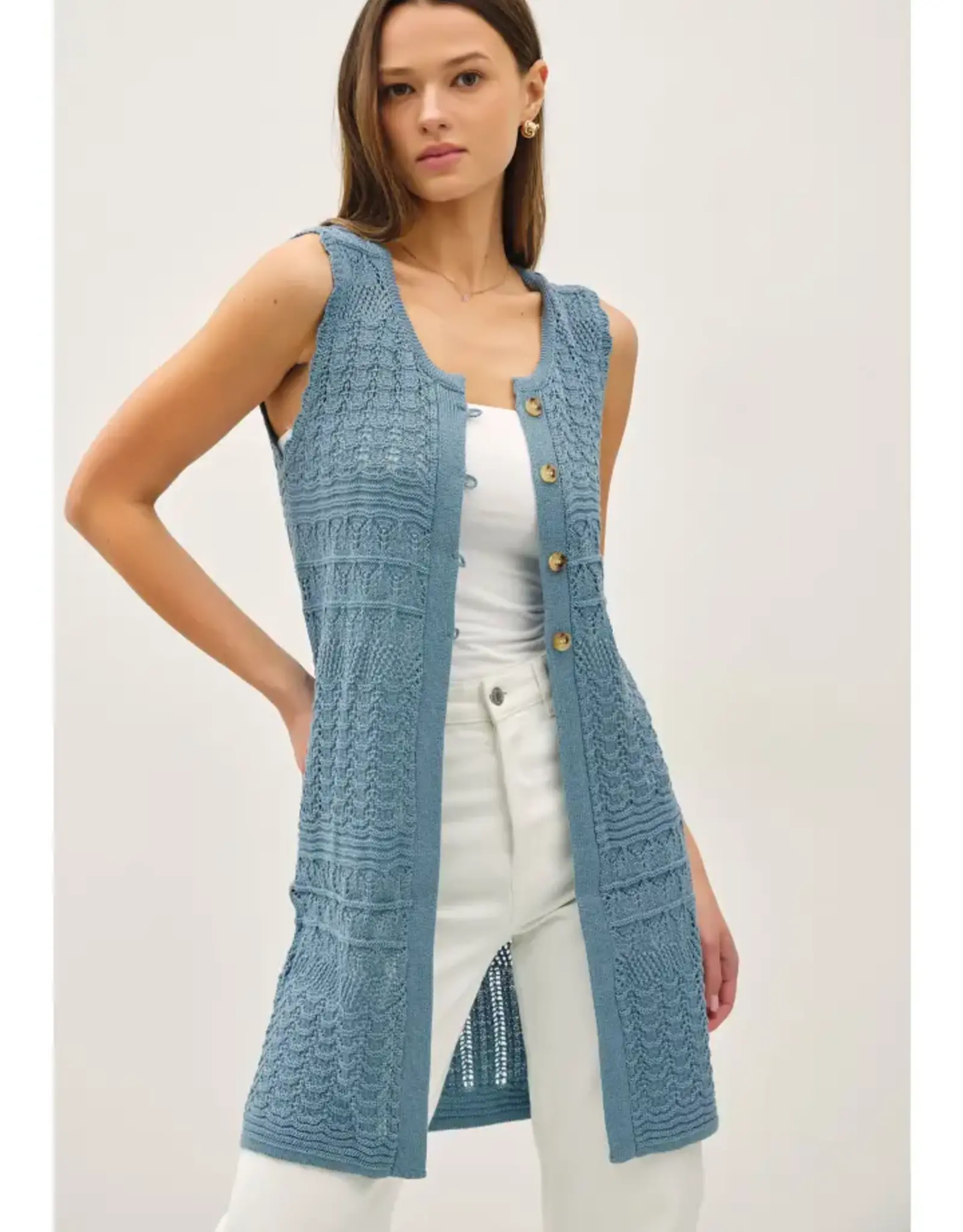 Crochet Knit Duster