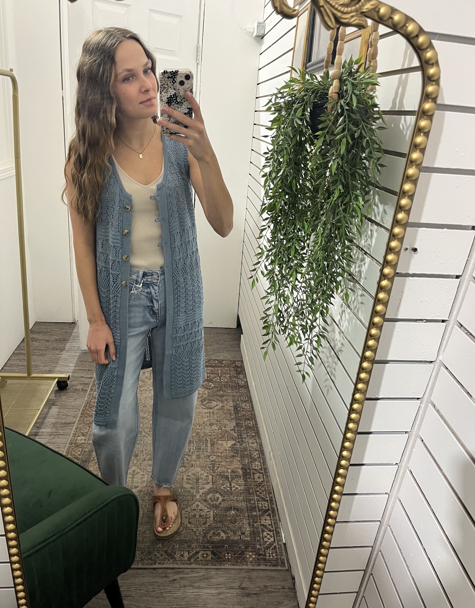 Crochet Knit Duster