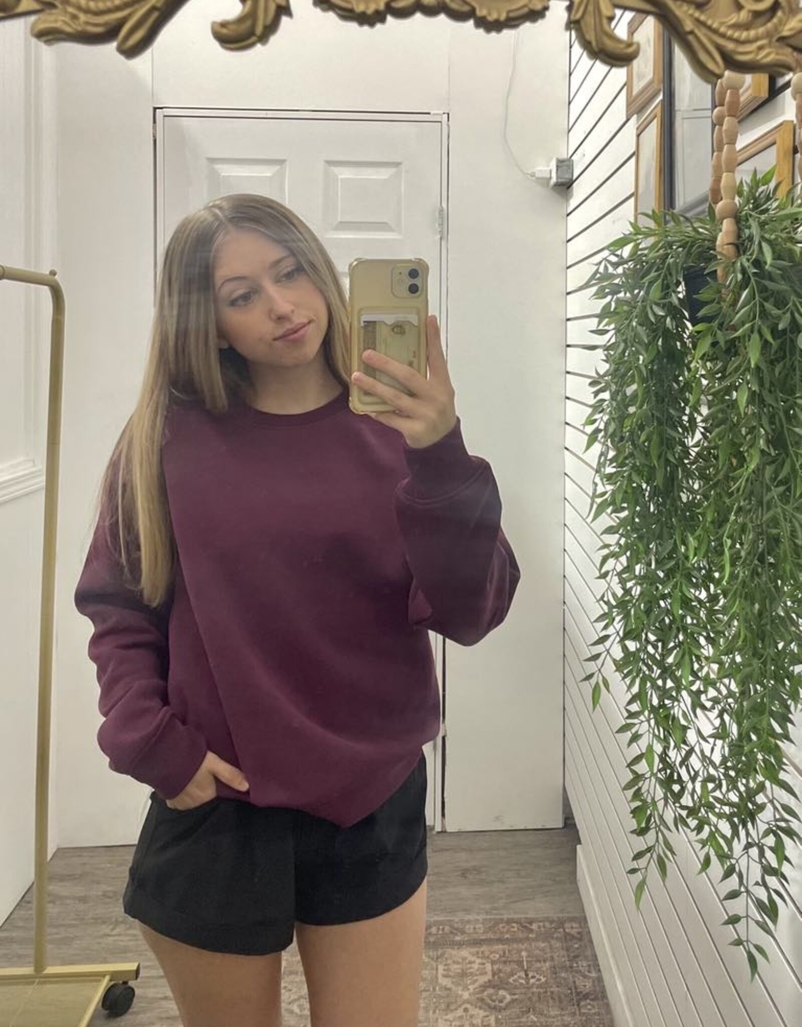 Mono B Classic Fit Fleece Sweatshirt, Asstd