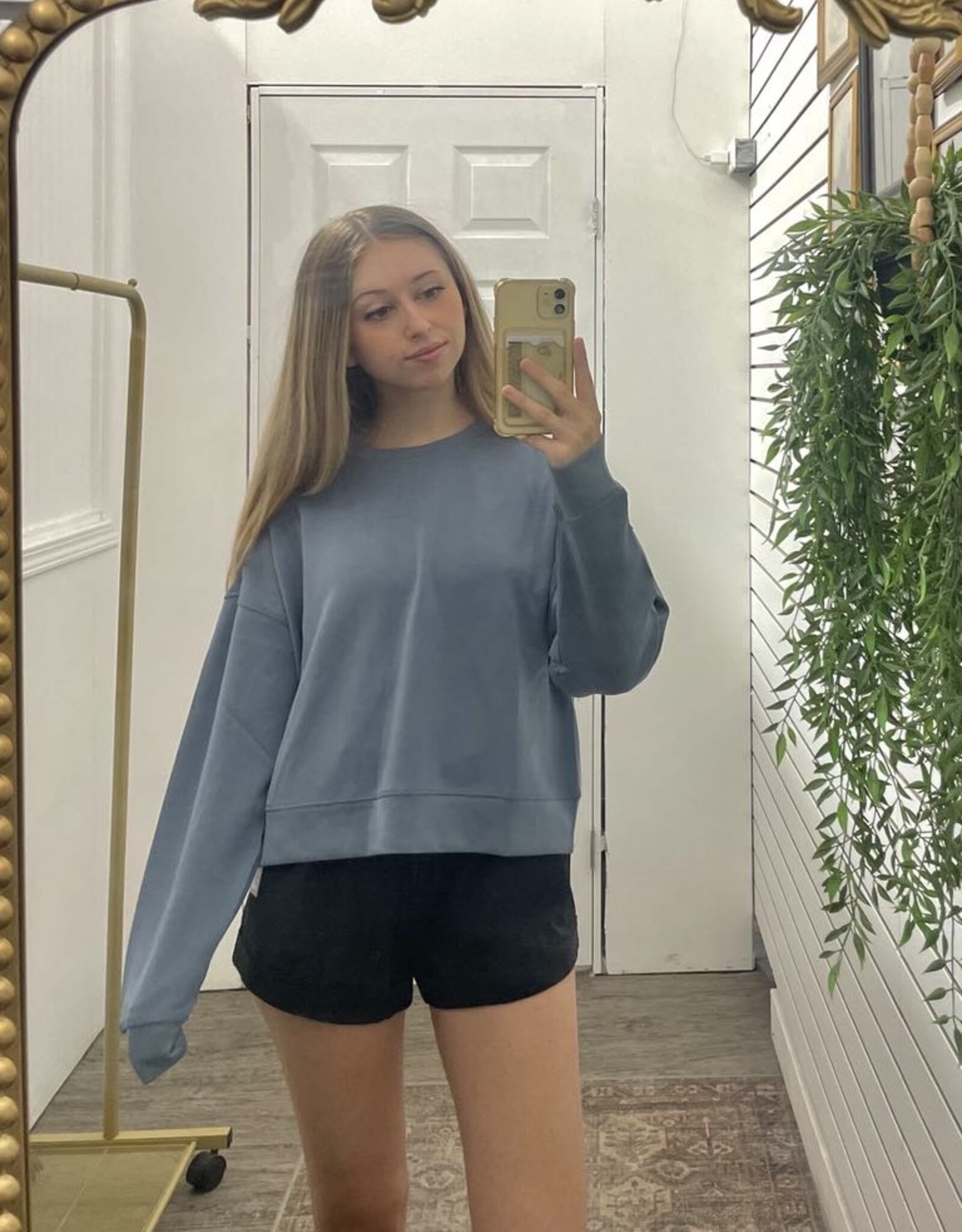 Mono B Laguna Drop Shoulder Sweatshirt