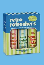 Poppy & Pout Lip Balm Trio, Retro Refreshers Poppy & Pout Lip Balm Trio, Retro Refreshers