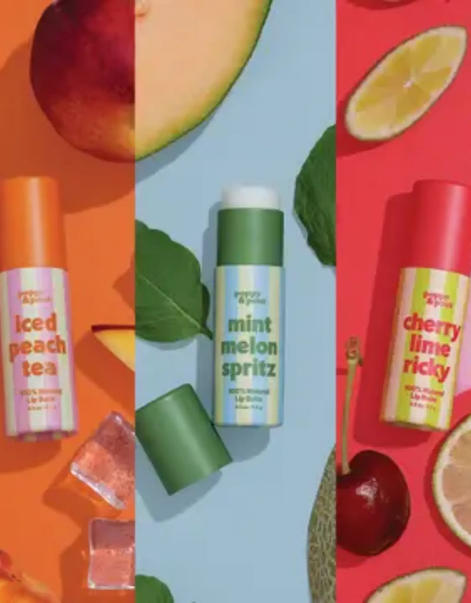 Poppy & Pout Lip Balm Trio, Retro Refreshers