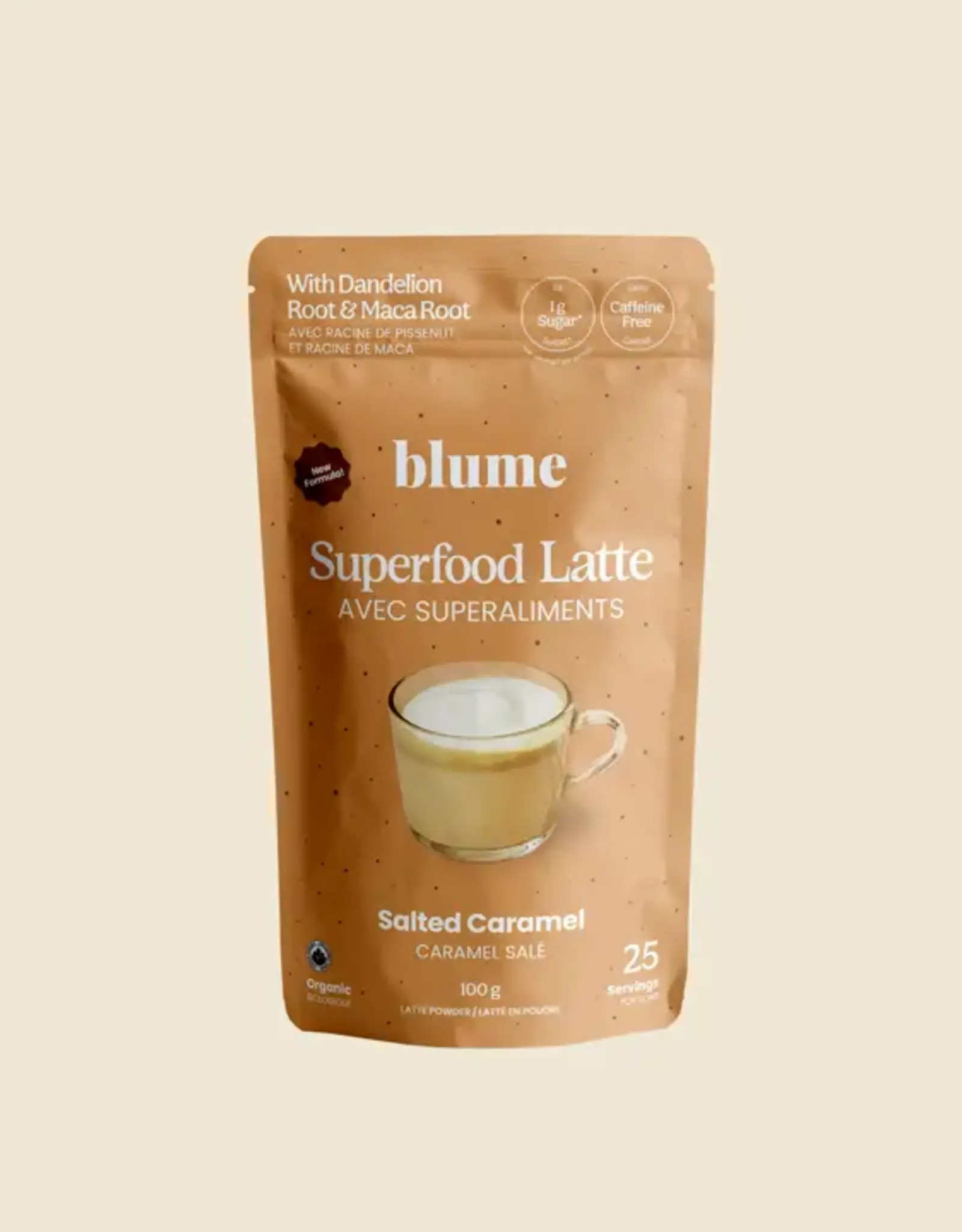 Blume Superbelly Hydration & Gut Latte Powder, Salted Caramel