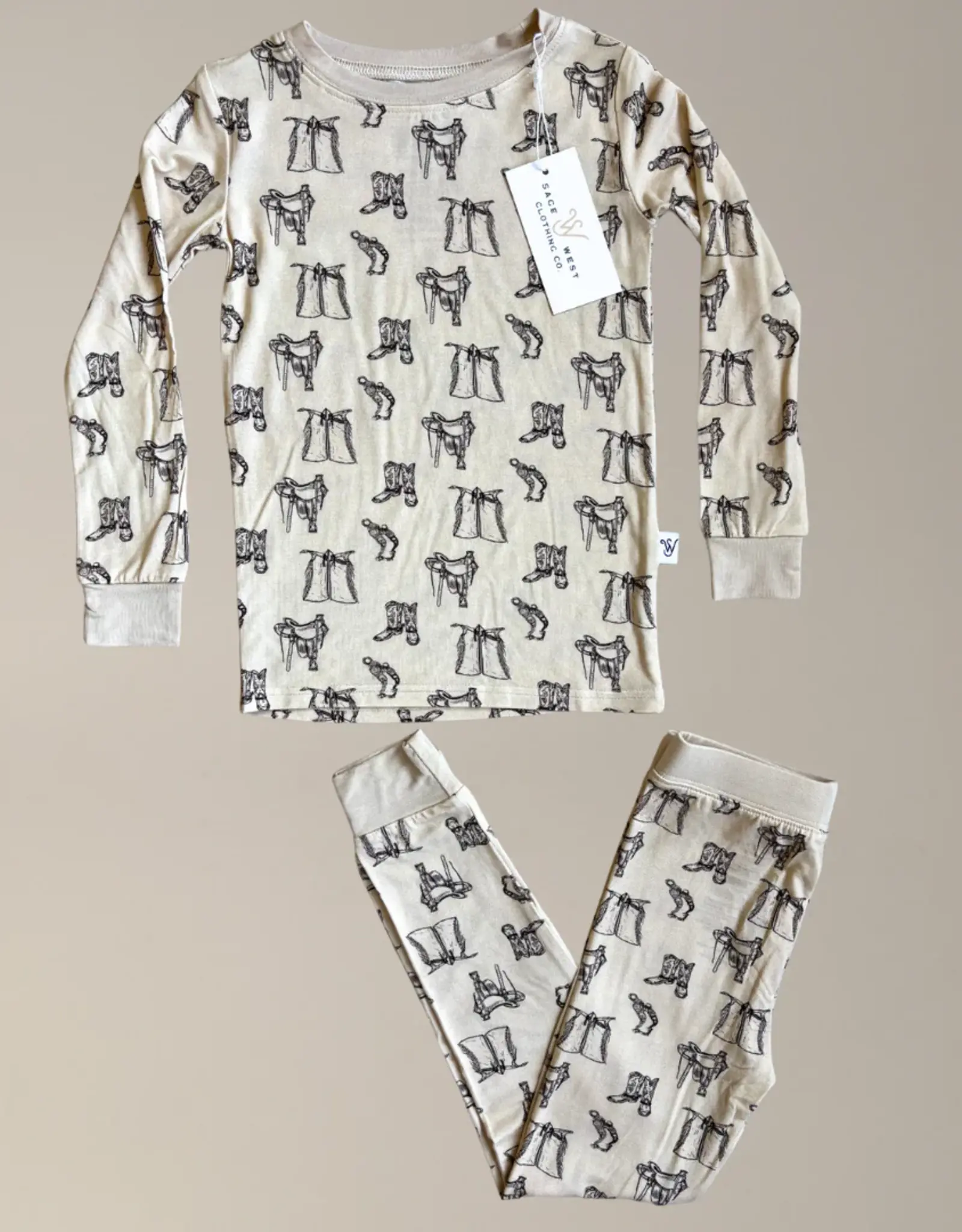 Sage West Clothing Co. Tack Room Toddler Sleep Set