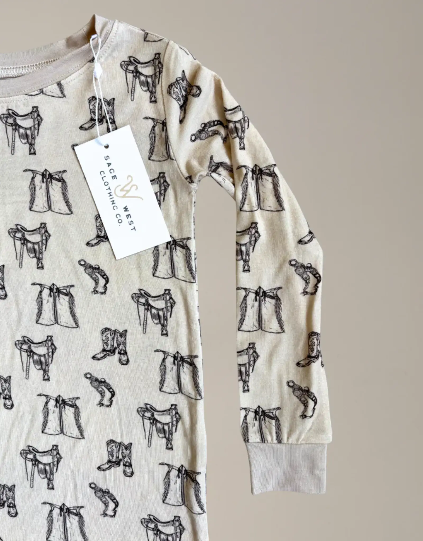 Sage West Clothing Co. Tack Room Toddler Sleep Set