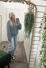 Acid Wash Raglan Pullover