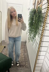 Acid Wash Raglan Pullover