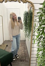 Acid Wash Raglan Pullover