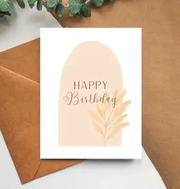 Balsam Paper Co Greeting Card, Boho Happy Birthday