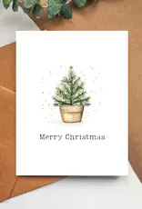 Balsam Paper Co Greeting Card, Christmas Tree
