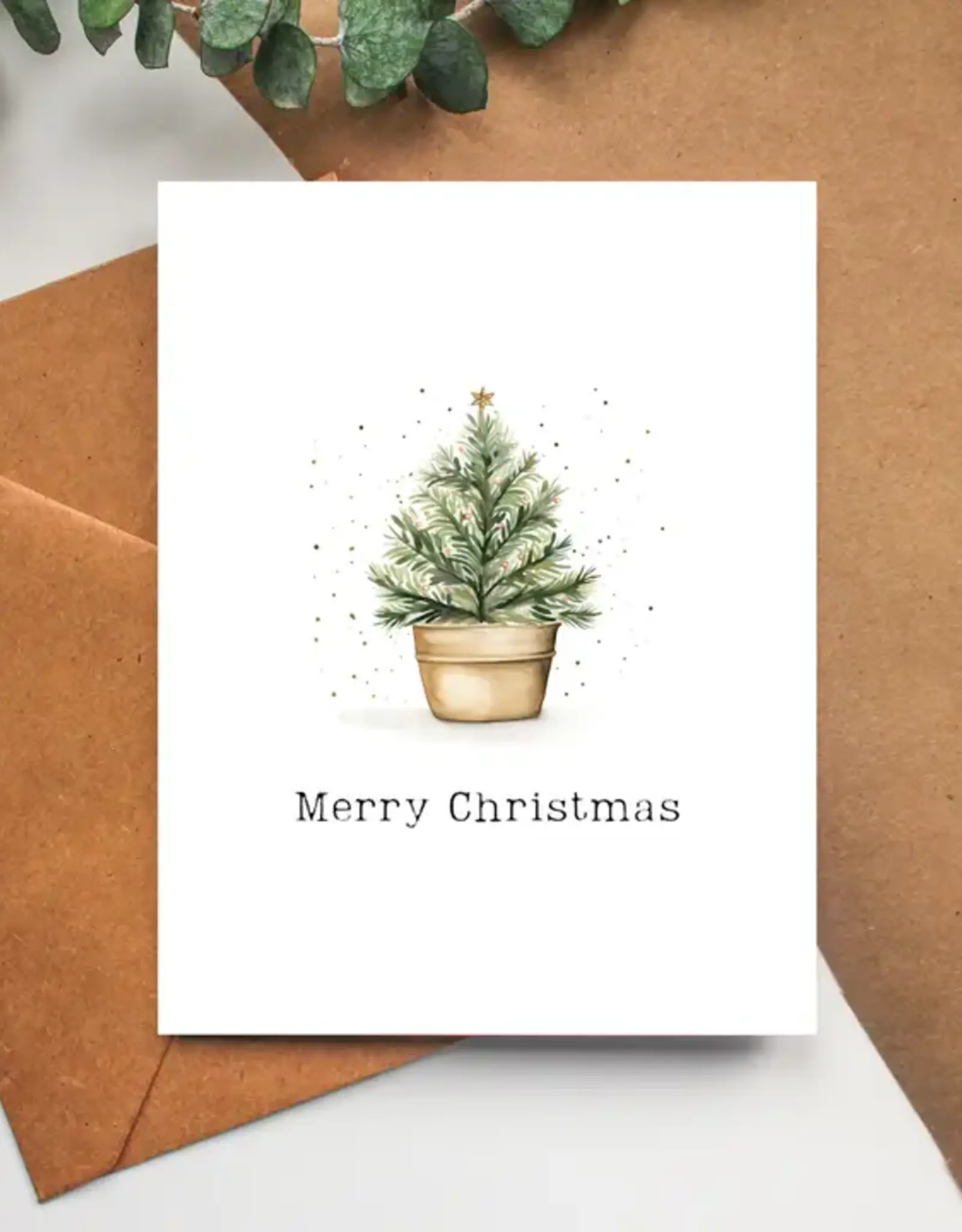 Balsam Paper Co Greeting Card, Christmas Tree