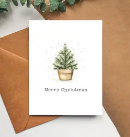 Balsam Paper Co Greeting Card, Christmas Tree
