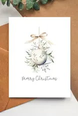 Balsam Paper Co Greeting Card, Floral Christmas