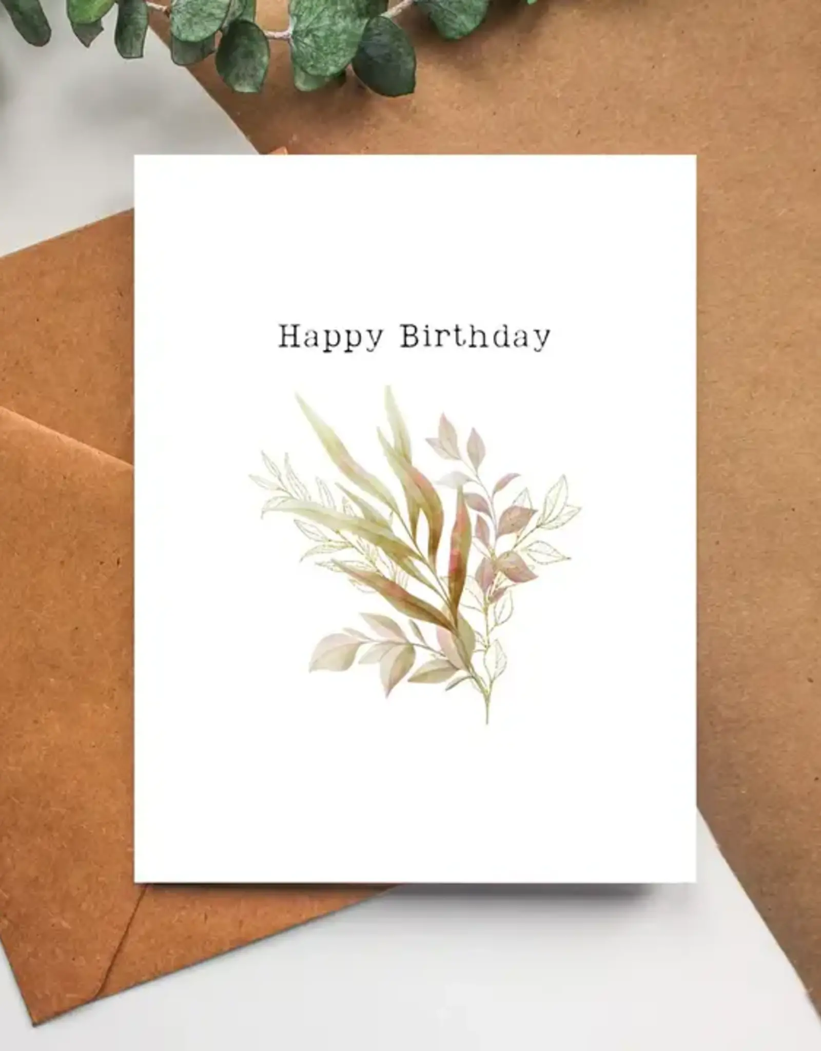 Balsam Paper Co Greeting Card, Branch Happy Birthday