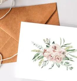 Balsam Paper Co Greeting Card, Floral Water Colour